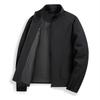 FENGMAO Men's Stand-Collar Wrinkle-Resistant Casual Jacket