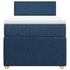 Maison Exclusive - Sommier à lattes de lit avec matelas Bleu 80x200 cm Tissu