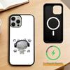 Cute Music cat   Phone Case For iPhone17,16,15,14,13,12,11 Plus,Pro Magnetic with Magsafe Wireless Charging