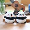 Panda Plush Keychain Short Plush Bag Accessory Cross-border Gift**