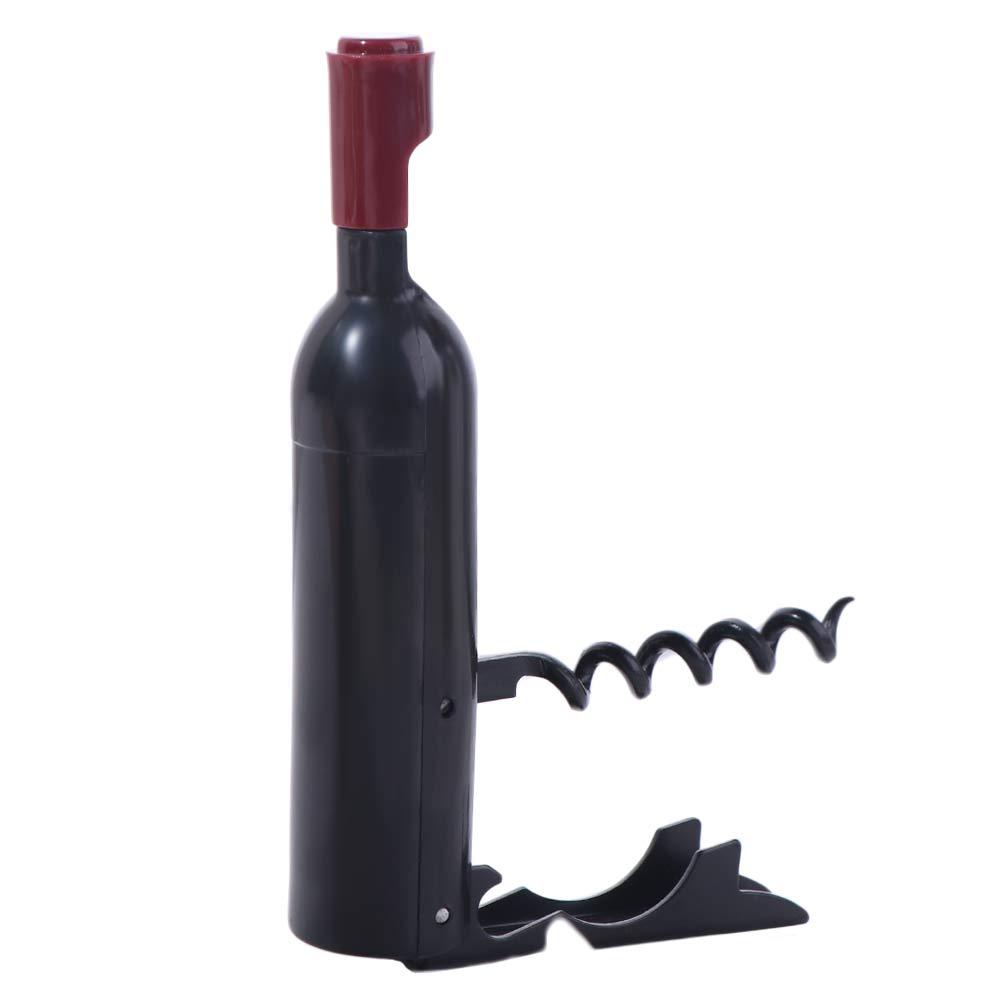 Magnetic Bottle Opener Wine Bottle Shaped Champagne Corkscrew Creative Refrigerator Magnet  Gifts