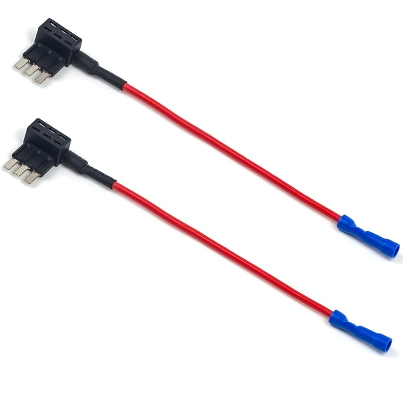 2pcs Micro3 ATM ADD A-Circuit Fuse Tap Link, 3 ATM Micro 3 Fuse Tap for Cars, Trucks, Boats