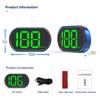 Car Digital GPS HUD Head Display Speedometer Speed Meter for Truck Plug and Play Auto Part Accessories with KMH or MPH Display