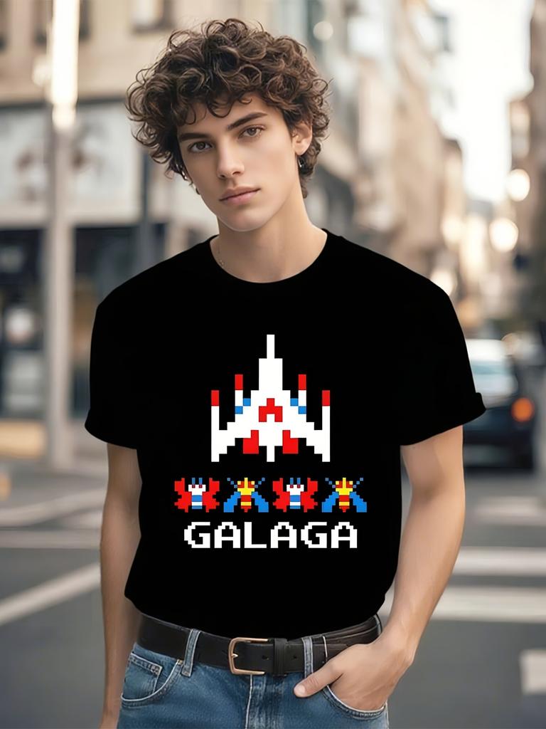Vintage Tshirt Vintage Arcade Galaga Video Game Tshirt - ...