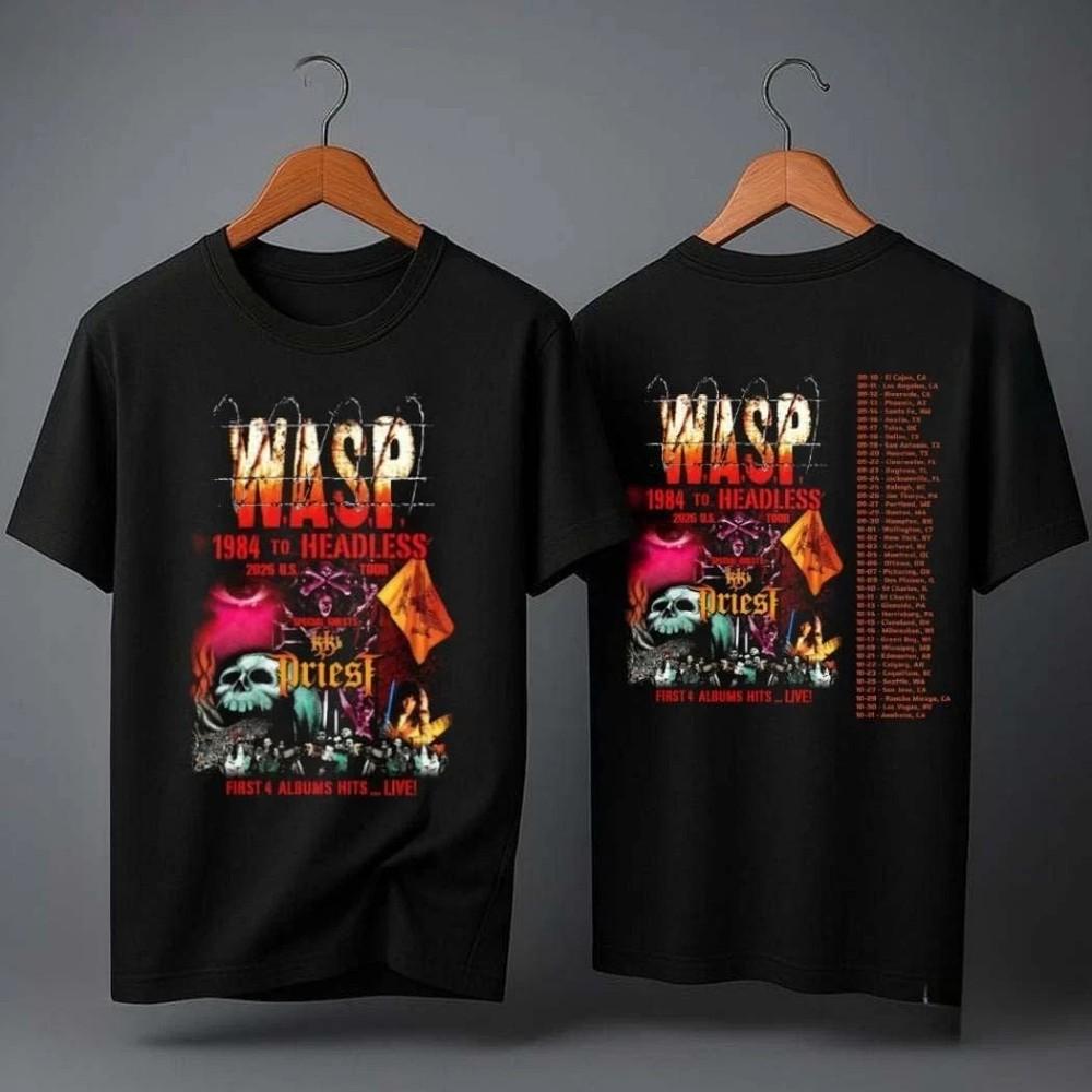 W.A.S.P. 1984 To Headless 2026 North America Tour Tshirt