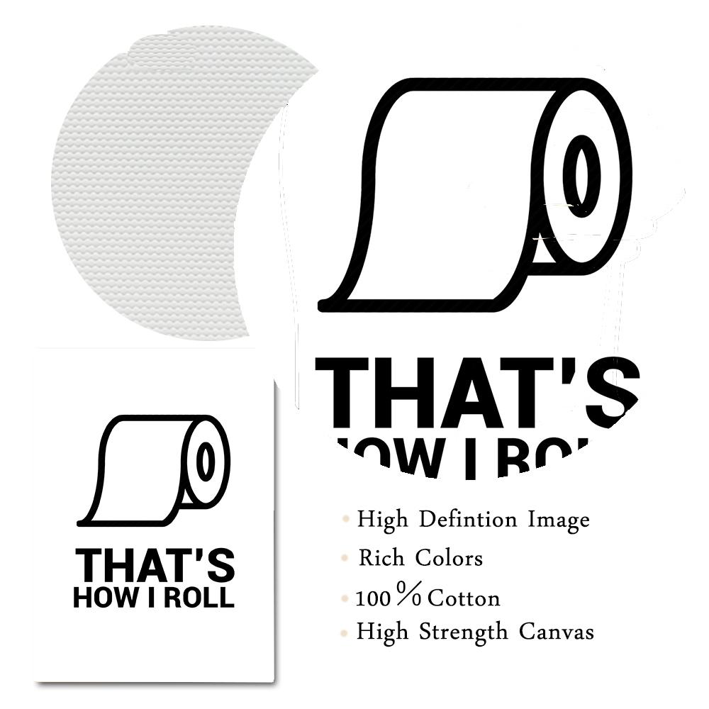 Toilet Prints And Posters Quote Wall Art Canvas Painting Illustration Line Wall Art Pictures Home Decor For Bathroom Decoration