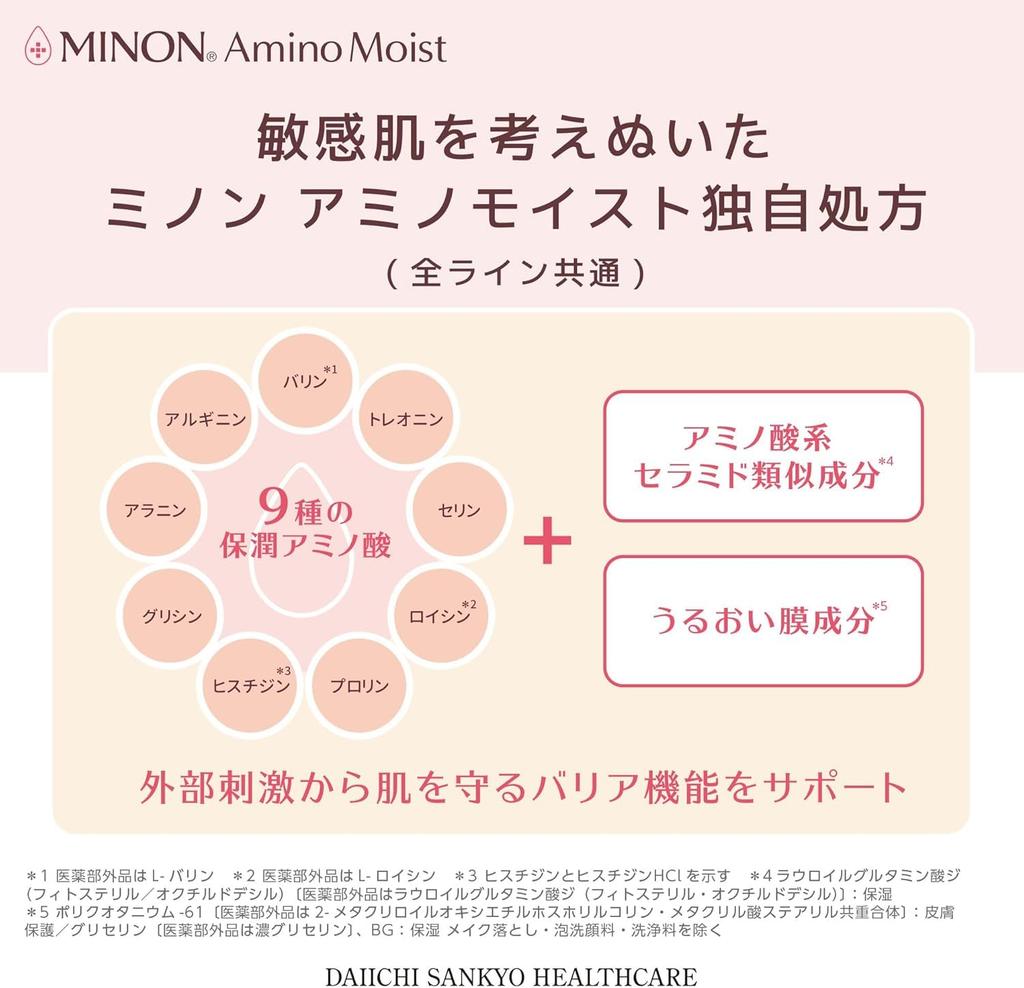 MINON Amino Moist Moist Charge Milk 100g with Sample Dry Moisturizing Milky Lotion That Penetrates the Skin [Sensitive Skin, Skin]
