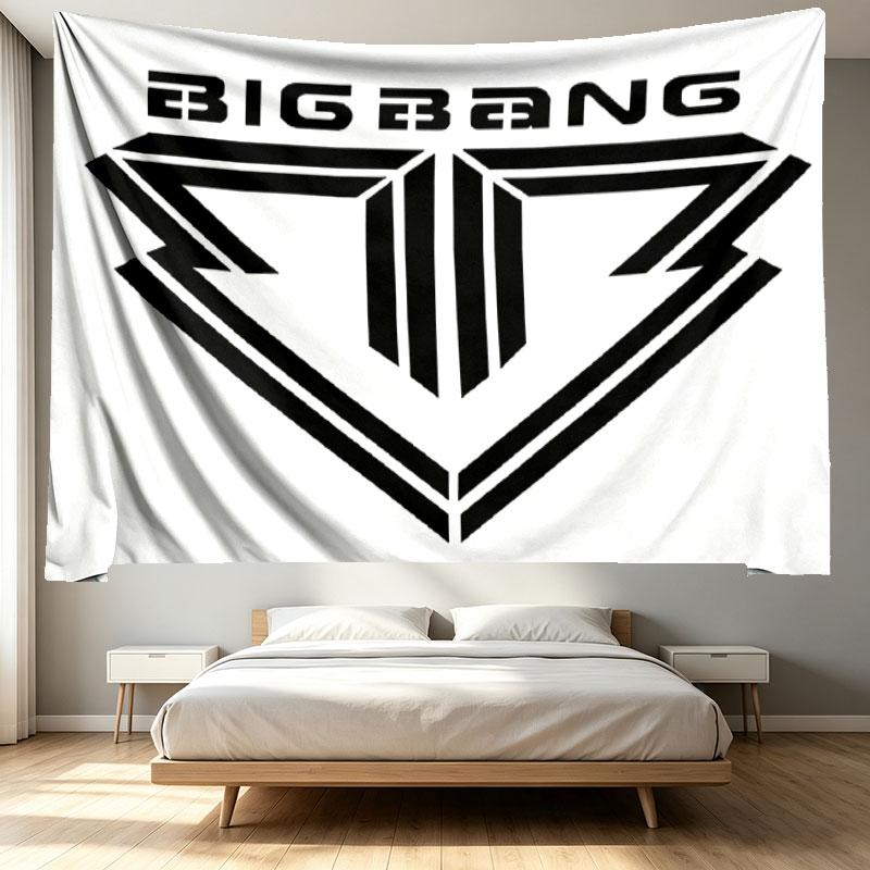 BIGBANG Print Tapestry - Portable Wall Decor Cloth, for Home, Dorm, Travel, Bedroom, Living Room - Ideal Birthday Housewarming Gift