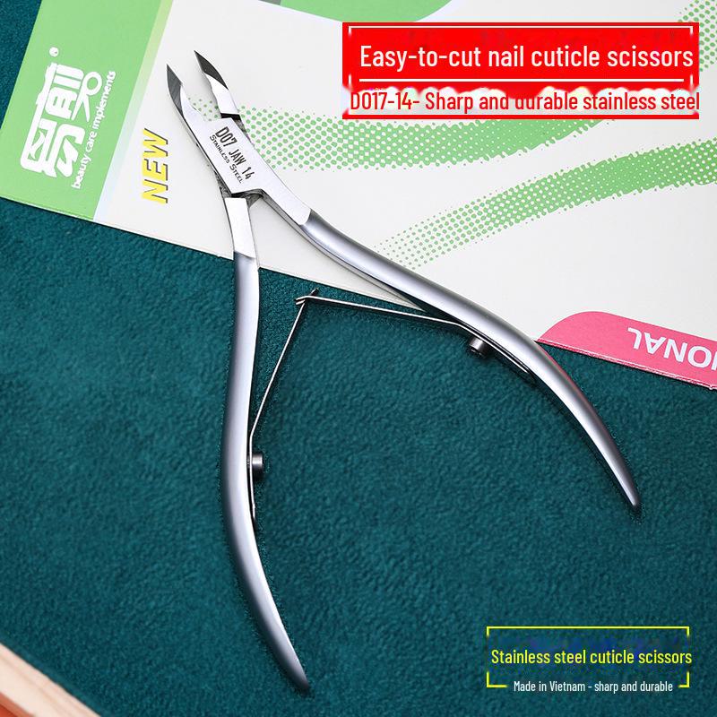 Nail Care Set: Cuticle Scissors, Manicure Files, Steel Push, Pedicure Knife, Nail Scissors for Home & Salon