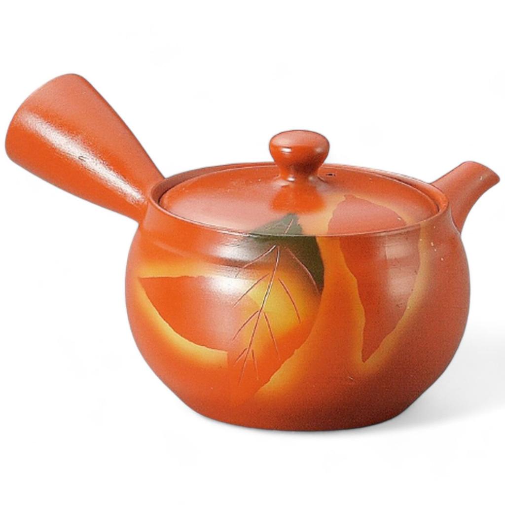 Teapot with Tea Made In Japan J-kitchens Tokoname-yaki Strainer, 370cc,