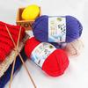 1 Roll 5-strand Wool Yarn Soft Warm DIY Beginner Needlework Hand Knitting Crochet Yarn Ball for Sewing Shop