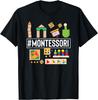 Novelty Montessori Studying Learning Schooling Accessories T-Shirt