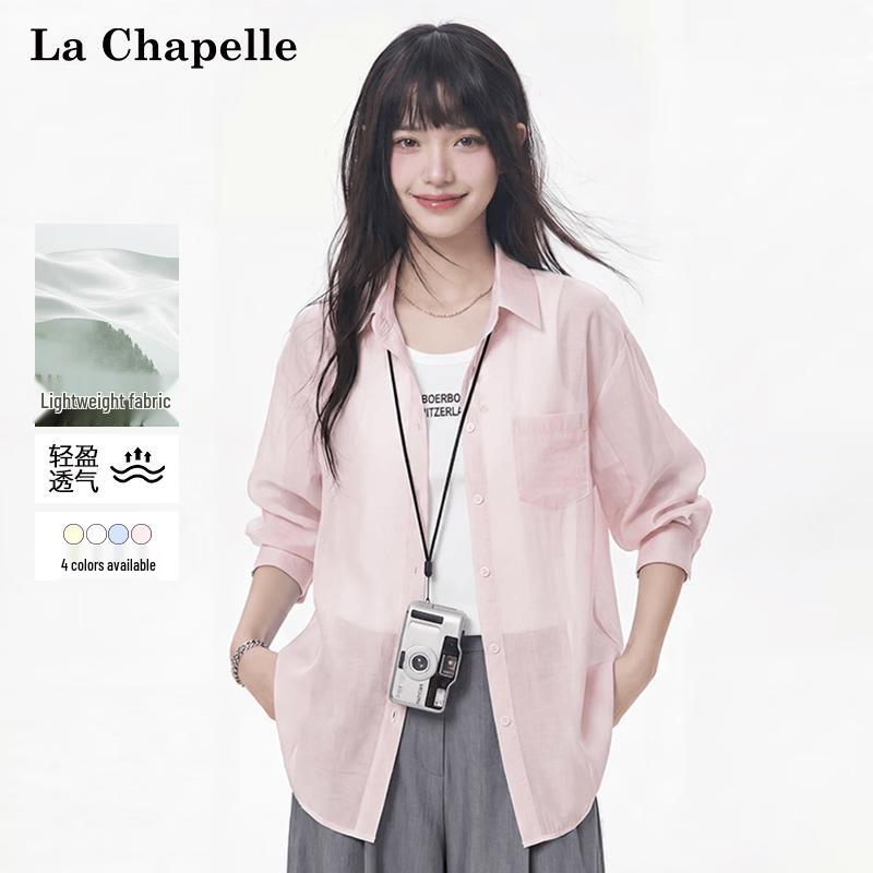 La Chapelle Women's Lyocell Blend Long Sleeve Shirt
