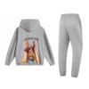Li Ning Письмо Модный Принт Модный Свободный Дышащий Хлопок Удобный Универсальный Худи Свитшот Повседневный Спортивный Костюм AWDUA21-3+AKLT541-4