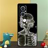 Медицинский чехол-скелет для OPPO Reno 15F 14F 11 12 13 F 14 10 15 Pro 7 8 Lite OPPO Find X5 X6 X8 X9 Pro