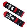 I'MGAMING Jacquard Knee-High Socks with Lettered Soles - Casual, Versatile Cotton