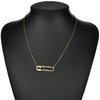 Supremer Custom Clip Pin Name ожерелье Личность Нержавеющая сталь табличка с именем кулон колье для женщин ювелирные изделия подарок на годовщину