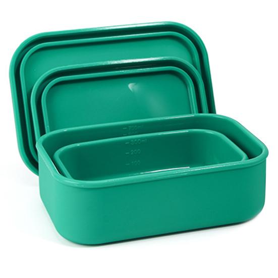 3 шт. 300/700/1300 мл ланч-бокс с крышкой, хорошо герметизируется, пригоден для использования в микроволновой печи, пикника, похода, портативный контейнер для еды для ежедневного использования