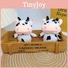 Adorable Plush Cow Keychain Cute Black And White Spotty Cow Wedding Gift Accessory