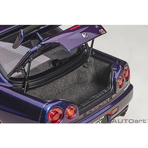 AUTOart Масштаб 1/18 Nissan Skyline GT-R (Р34) Версия диска BBS LM V-Spec II, Цвет Midnight Purple III, Готовое изделие