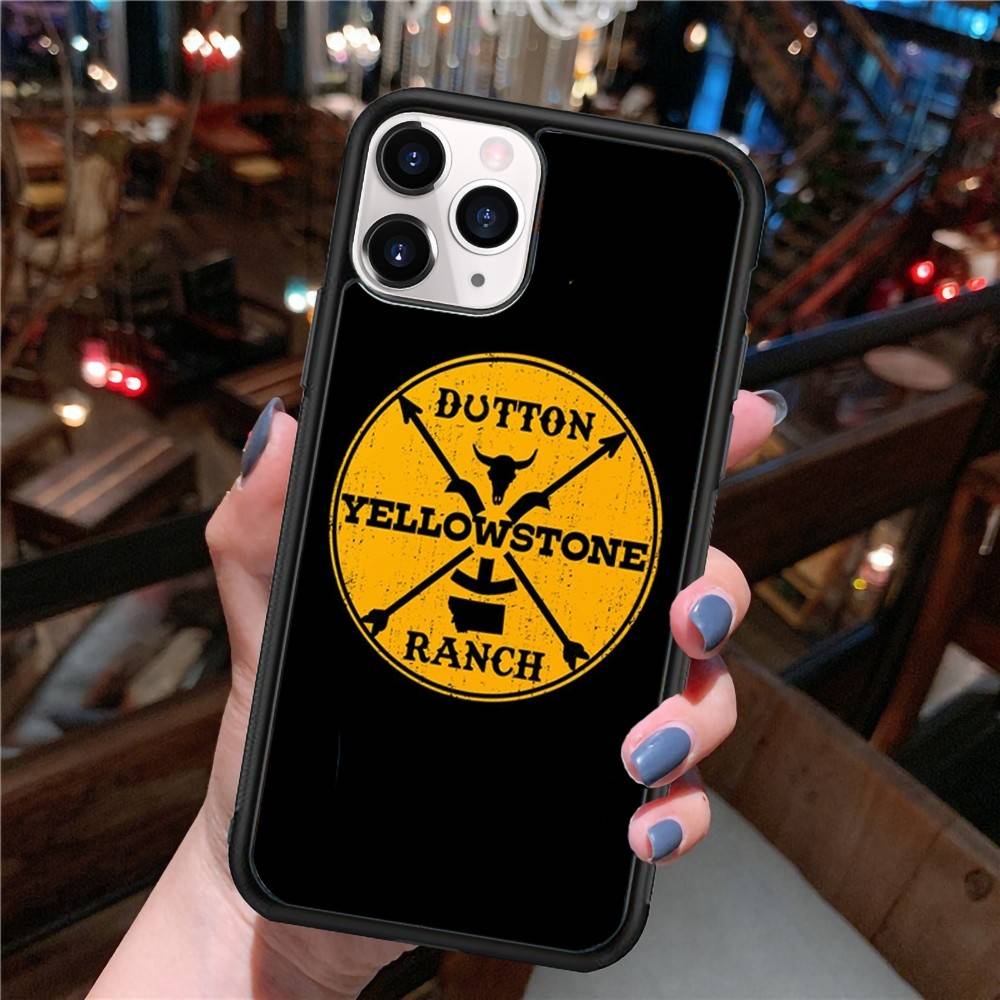 Y-Yellowstone D-Dutton R-Ranch Logo Phone Case For IPhone 16 Pro Max 15 14 Plus 14 13 12 11 17 PC+TPU Cases Back Cover