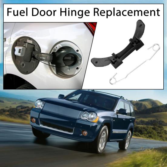 Yousheng Fuel Tank Cover Hinge Spring, Reinforced Smooth Opening Closing Replacement Parts for Volvo V70 XC70 S60 S80 XC90 XC60
