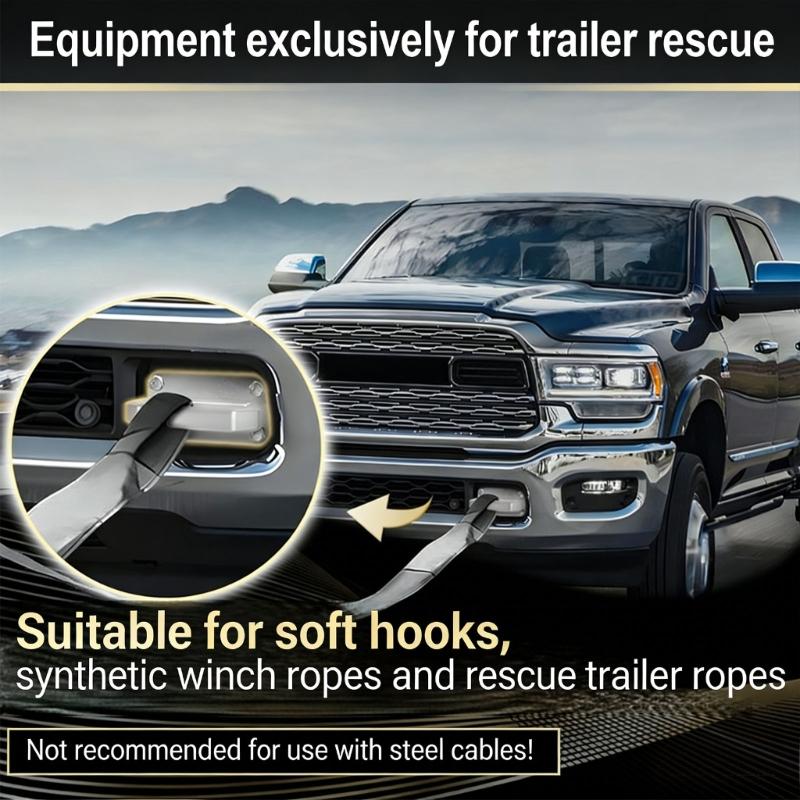 Sturdy Front Tow Attachment For 2500 Models Constructed From Long Lasting Aluminum With Detachable D Loop