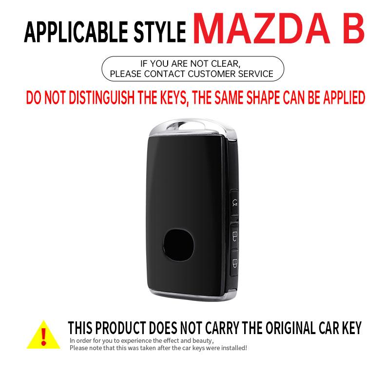 Чехол для ключа автомобиля из цинкового сплава + кожи для Mazda 3 Axela BP CX-30 DM CX4 CX5 CX 5 CX-5 CX8 CX9 CX4 2019 2020 2025 2025 2025 2025