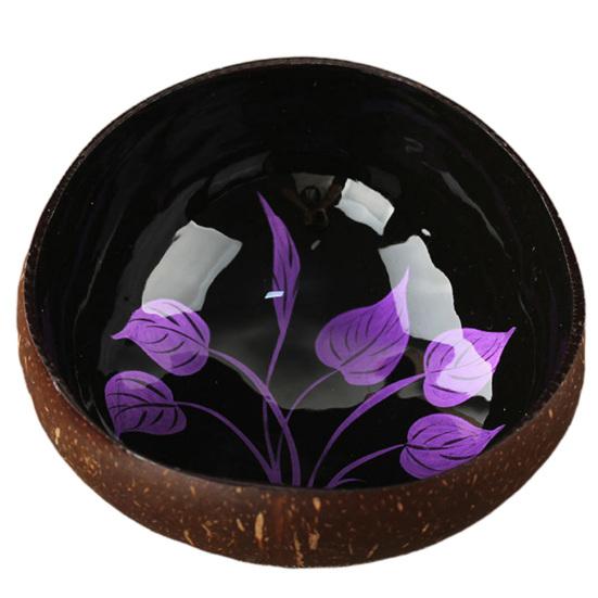 Листовой узор из натуральной скорлупы кокоса, чаша для хранения конфет, контейнер, украшение для дома