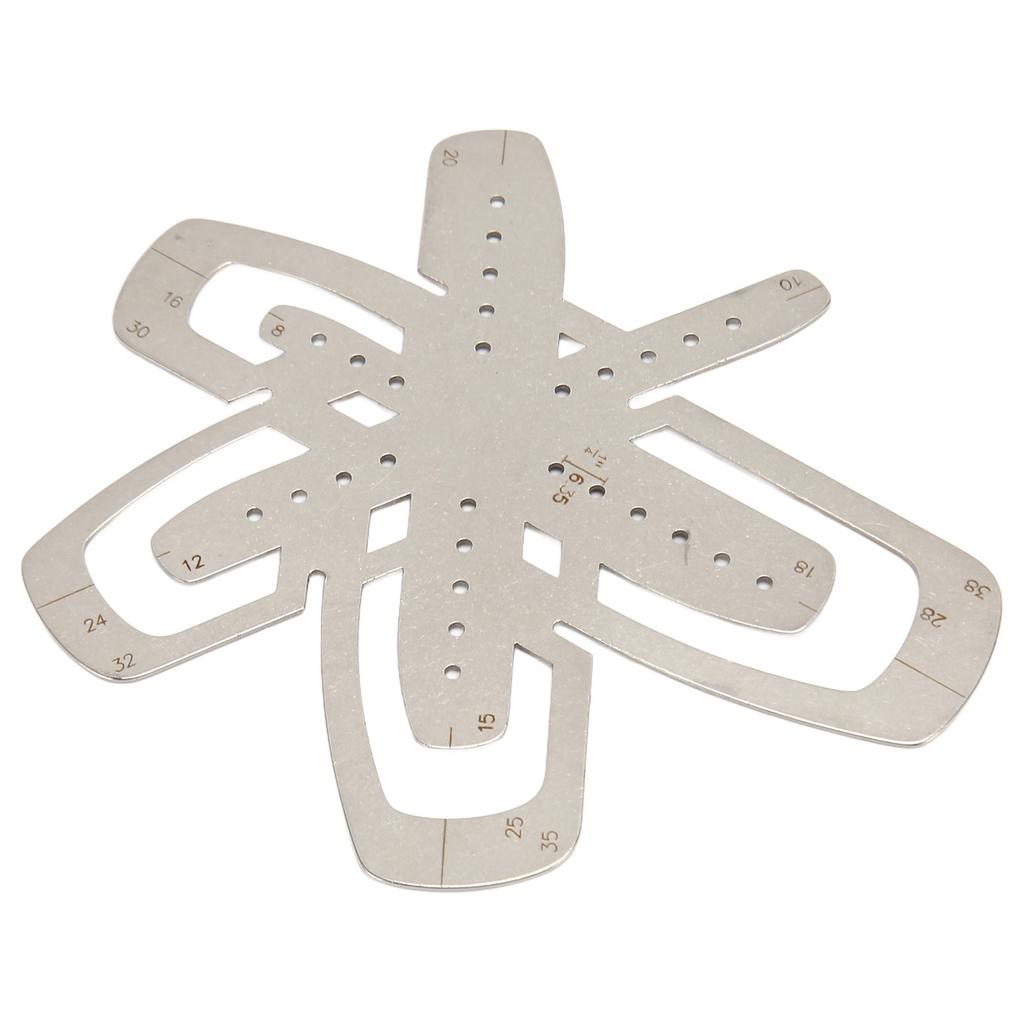 Кожаная угловая режущая линейка Профессиональная Высокоточная Нержавеющая сталь Шаблон для резки кожи