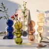 Aesthetic Bubble Glass Vase Home Flower Vase Decor Modern Table Balcony Decor Living Room Decor Terrarium Indoor Design Gifts