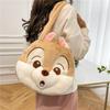 New Plush Toy Strawberry Bear Squirrel Big Satchel Doll