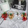 Christmas Bell Accessories Pendant DIY Mall Christmas Tree Pendant Bow Bell Decoration