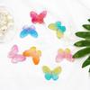 4Pcs Acrylic Butterfly Gradual Color Beads for DIY Jewelry Making Findings