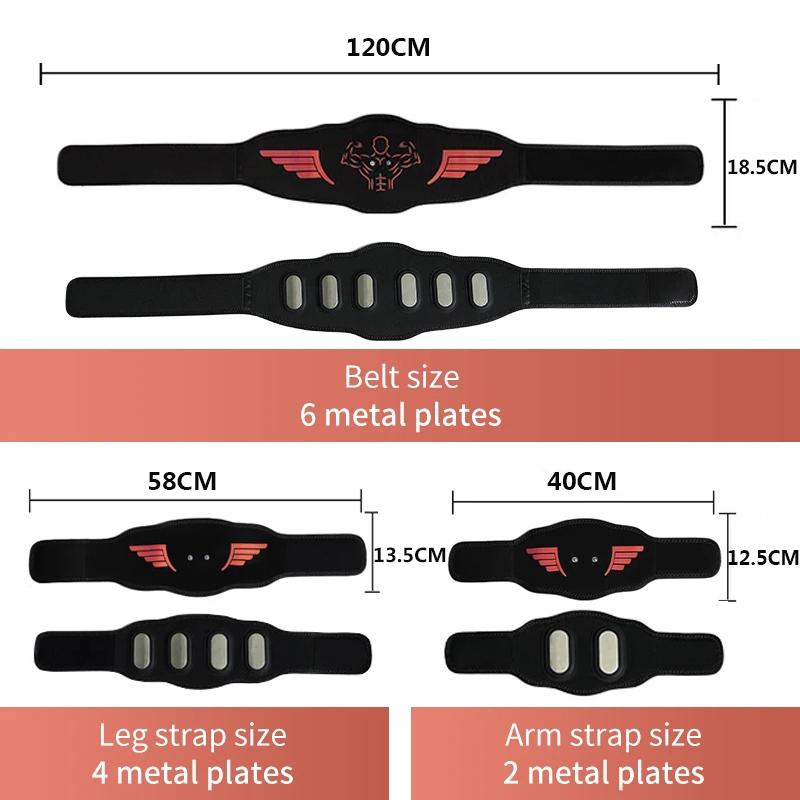 Ems Abdominal Trainer Belt Muscle Stimulator Abs Muscle Toner Display Calorie Consumption Body Slim  Weight Loss Fitness Massage