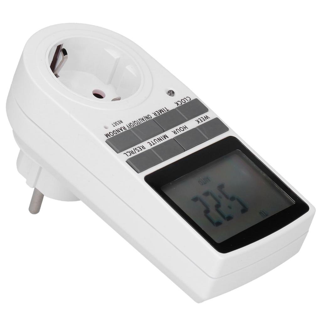 Цифровой программируемый таймер розетки, интеллектуальный таймер, розетка, аксессуар для вентилятора лампы