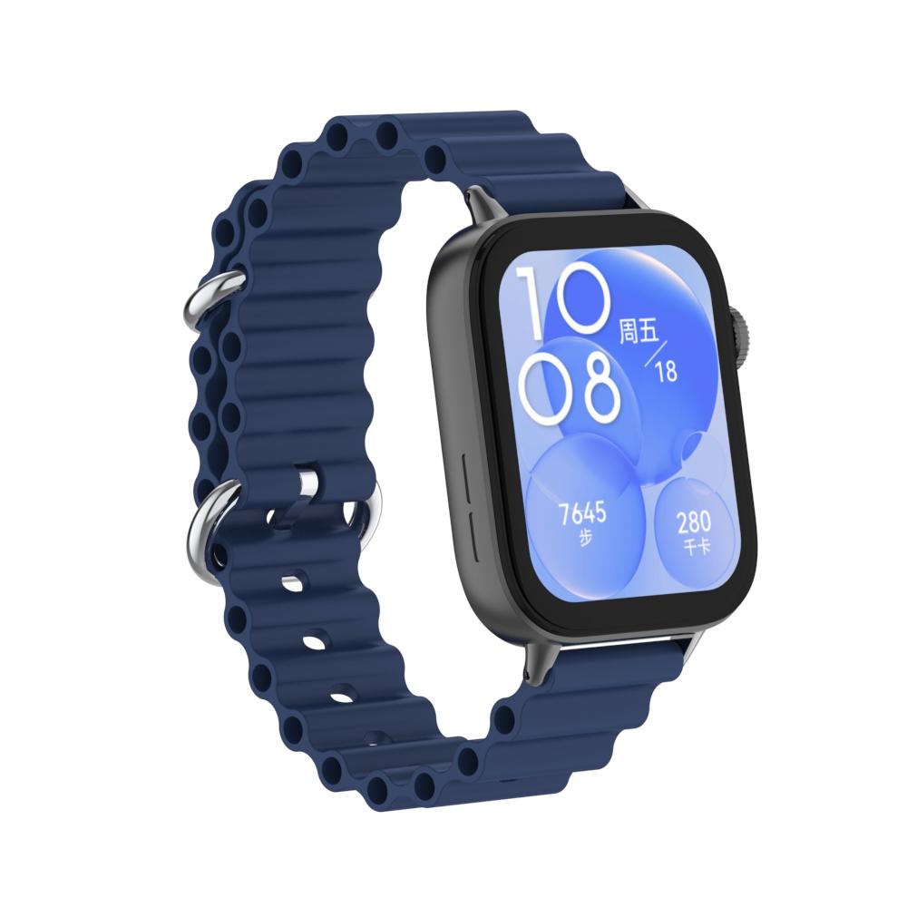 Силиконовый ремешок Ocean для Huawei Watch Fit 3, сменный ремешок для часов, браслет для Huawei Fit 3, цветной ремешок, аксессуары для браслетов