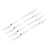 Uxcell 9450 RC Propeller Blade 2 Blades 24cm Diameter Plastic White Low Noise Propeller for RC Airplane DIY Aircraft Drone 8 Sets Self-locking