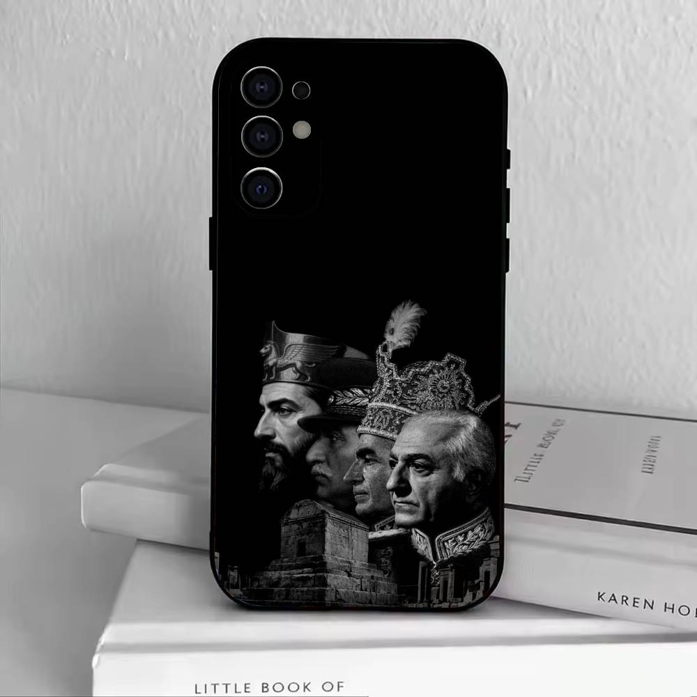 D-Mohammad Reza Pahlavi Phone Case For Samsung S25,S24,S21,S22,S23,S30,Ultra,S20,Plus,Fe,Lite,Note,10,Black Cover