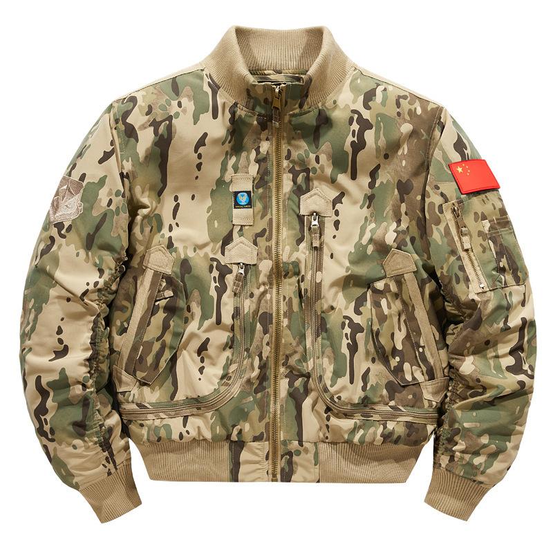 Куртка летная с воротником-стойкой, осенне-зимняя, пилотская куртка ВВС, мужская бейсбольная форма, короткая тактическая куртка с воротником-стойкой для мужчин
