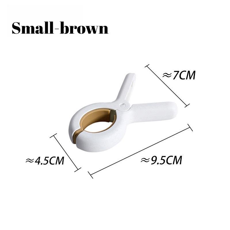 5*No Trace Clothes Pegs Strong Windproof Plastic Clips for Drying Clothes Bed Sheets Blankets Fixing Holder