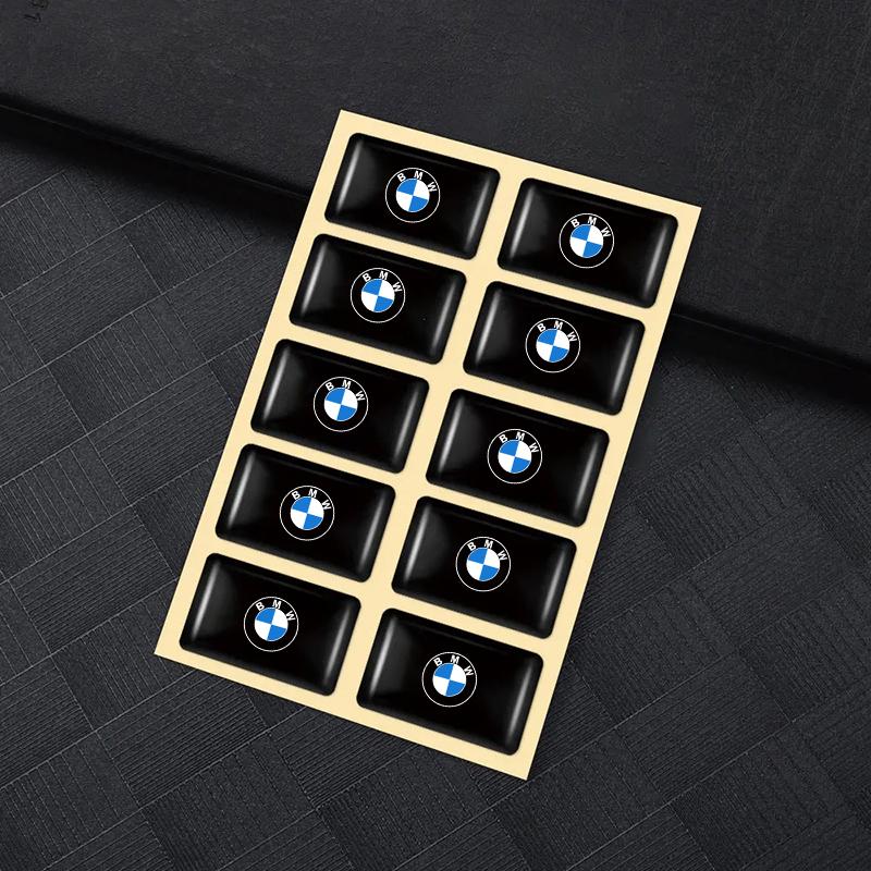For BMW M X1 X3 For BMW X1 X2 X3 X5 X4 X6 X7 F34 F07 F20 G30 G20 G32 F10 F44 F45 F40 F30 G01 G02 E70 10Pcs Emblem Stickers Decoration Badge