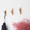 Wood Wall Hook  Hooks for Hanging Clothes  Coat Hanger Home Decorative Hangers Key Holder Wall Rack  Shelf  WF109