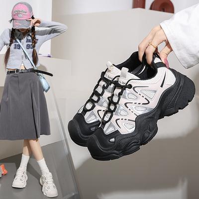 Холщовые туфли женские осенние новые студенческие корейская версия ins универсальные туфли на толстой подошве весенне-осенняя повседневная обувь