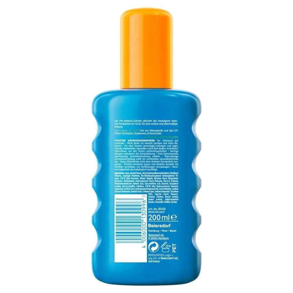 Nivea Sun Sun Protect & Bronze Spray LSF50, 200ml
