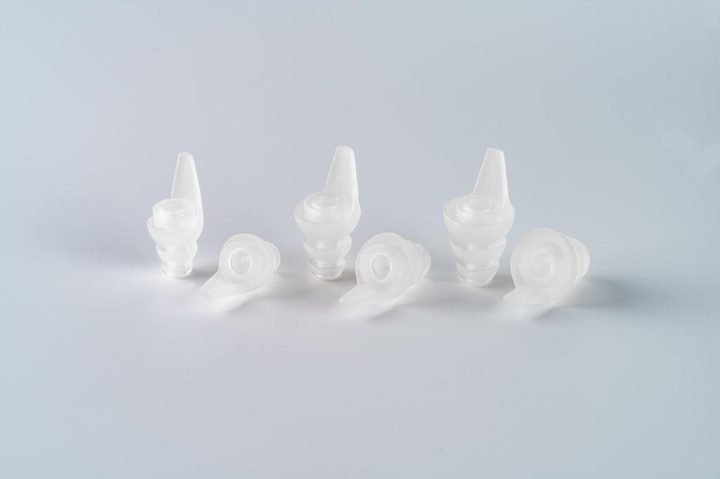 CRESCENDO Ear Plugs for Music Listening and Live Ear Protectors Music 20 Natural Sound and Breathability Comes with S Size Ear Tips That Fit Japanese