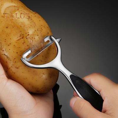 Овощечистка с пластиковой ручкой, удаление кожуры, легкая чистка, полезная овощечистка для жульена, инструмент для удаления кожуры, картофеля и огурцов, кухонный инструмент