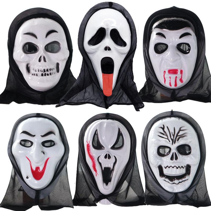 Хэллоуин ужас маска призрак лицо убийца косплей фильм крик реквизит аксессуары взрослый костюм уникальный
