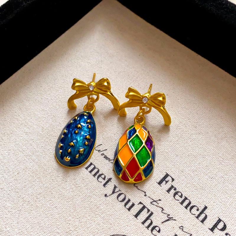 French Oval Lace Pearl Necklace - Retro Court Style Fashion Clavicle Chain