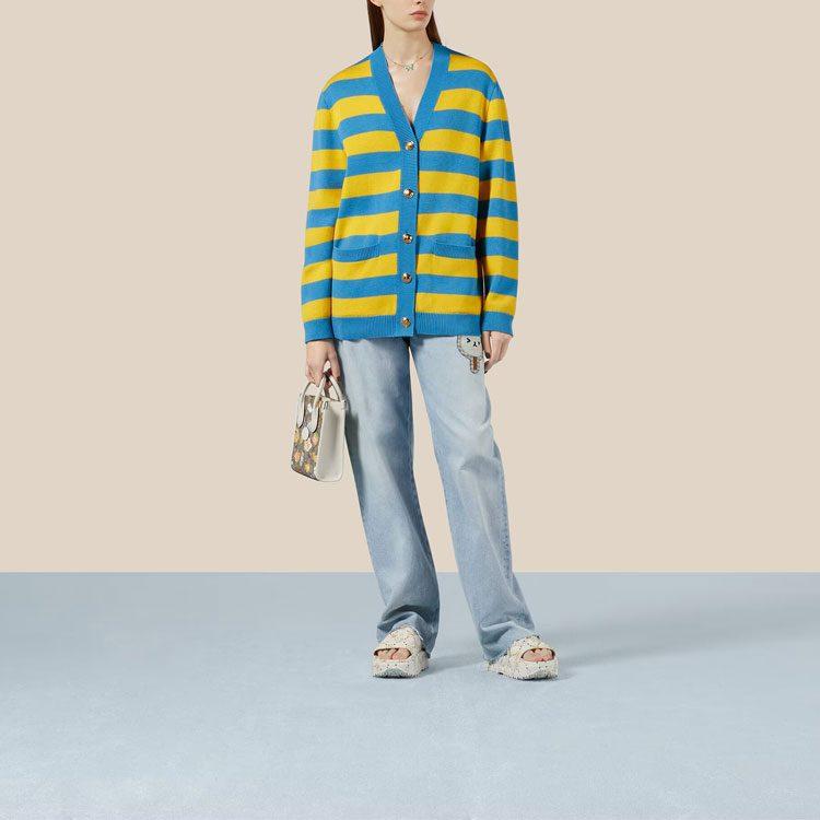 Gucci SS23 Вязаные изделия Женские Мультиколор 735380-XKC23-4951